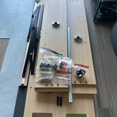 【譲ります】ニトリ　ダブルベッドフレーム横開き の画像