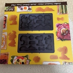 BRUNO グリルサンドメーカー　ダブル用スヌーピープレート　未使用の画像