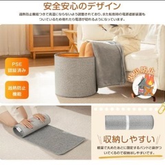 2025年新発売 パネルヒーター 充電式 2way（立て置き・平置き）の画像