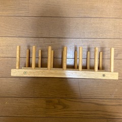 皿　スタンド　木製の画像
