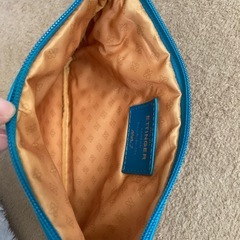 ポーチ ブルーの画像