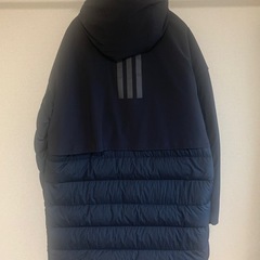 【中古】アディダス adidas Myshelter マイシェルター　ダウンコート ブラックの画像