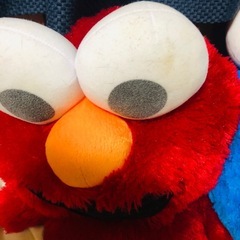 淀川区です！ぬいぐるみ　セサミストリート　エルモ　3つセットの画像