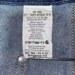 カーハート　ダブルニー　デニムの画像
