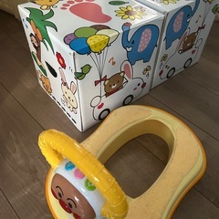 トイレットトレーニング　アンパンマン　おしゃべり　2Way 補助便座　踏み台　ステップの画像