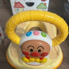 トイレットトレーニング　アンパンマン　おしゃべり　2Way 補助便座　踏み台　ステップの画像