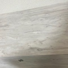 造作家具　ホテルライク　大理石柄収納棚の画像
