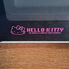 【リサイクルショップどりーむ天保山店】No.4932　レンジ　ヤマダ　2017年製　キティちゃんコラボ商品　おすすめ商品です(≧▽≦)の画像