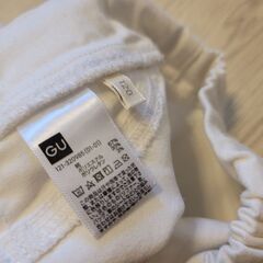 【新品未使用】GU 白 ホワイト スキニーパンツ 120cm キッズ 子供服の画像