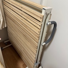 ニトリしんぐるシングル折り畳みべベッドの画像
