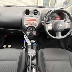 車検付 日産 マーチ X-FOUR ドラレコ 切替4WD 夏タイヤホイール付の画像