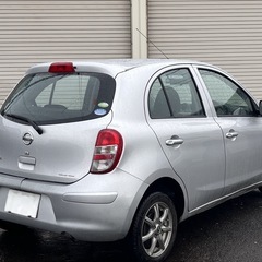 車検付 日産 マーチ X-FOUR ドラレコ 切替4WD 夏タイヤホイール付の画像