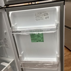 Hisense 2ドア冷蔵庫 2025年製 124L 20,900円の画像