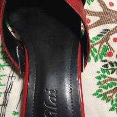 ◆無料◆赤いサンダル　代理出品の画像