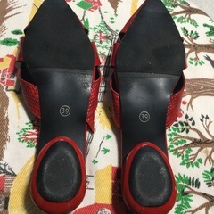 ◆無料◆赤いサンダル　代理出品の画像