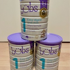 Bubs Step 1 Goat / バブス ヤギ ステップ1 800g 3缶の画像