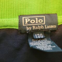 Polo Ralph Lauren ポロシャツ 130 ネイビー グリーン 半袖の画像