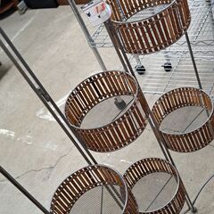 【リサイクルショップどりーむ天保山店】No.4926　物置ラック　写真参照🎵　オシャレな商品です(≧▽≦)　オススメ品🎵の画像