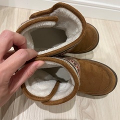 ムートンブーツ　17センチの画像
