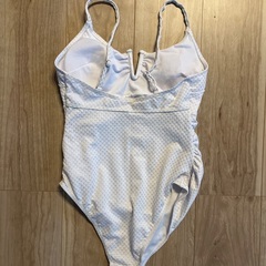 妊婦用　水着　モノキニ　白　マタニティの画像