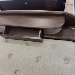 【愛品館八千代店】ニトリ　セミダブルベッド　デュアルポケットの画像