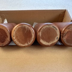 今月処分　無印　ベッドの脚　中古の画像