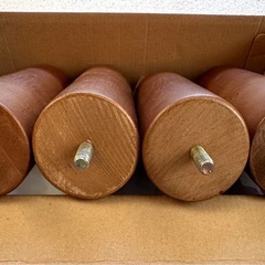 今月処分　無印　ベッドの脚　中古の画像