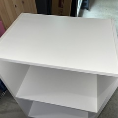 3段 カラーボックス 棚 収納 便利 マルチ収納　整理 教科書 本 ホワイト系 W415×D290×H885 中古品 ③の画像