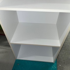 3段 カラーボックス 棚 収納 便利 マルチ収納　整理 教科書 本 ホワイト系 W415×D290×H885 中古品 ③の画像