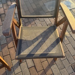屋外用チェア　2脚セットの画像