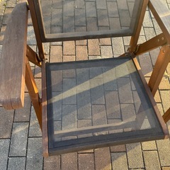 屋外用チェア　2脚セットの画像