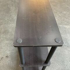 3段棚　黒の画像