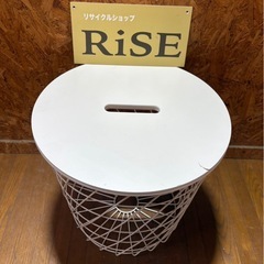 K1003 IKEA 収納テーブル ヒビ割れ有の画像