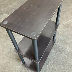 3段棚　黒の画像