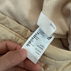 もこもこあったか上着　ベビー60の画像