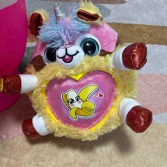 ユニコーンぬいぐるみ バナナハート付きの画像