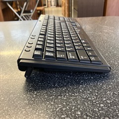 M2511-163 NEC ワイヤレスキーボード KG-0863 ブラック 動作未確認のためジャンク 中古美品の画像