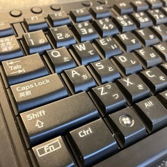 M2511-163 NEC ワイヤレスキーボード KG-0863 ブラック 動作未確認のためジャンク 中古美品の画像