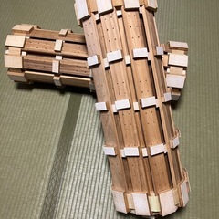 ロール式すのこ　シングルサイズ　2点の画像