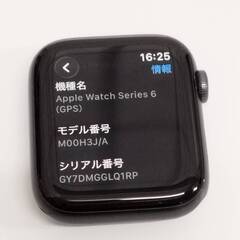 Apple Watch Series 6/GPS/44mm/A2292/スペースグレー〈M00H3J/A〉 (2)の画像