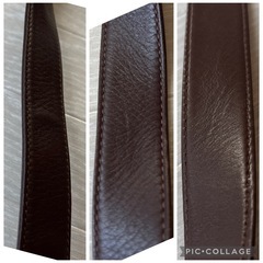 ショルダーストラップ　バッグ ダークブラウン レディース ショルダーベルト 肩紐の画像