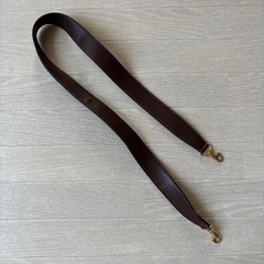 ショルダーストラップ　バッグ ダークブラウン レディース ショルダーベルト 肩紐の画像