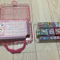 ハローキティ　スタンプセットの画像