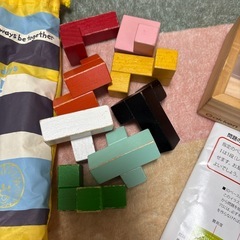 学研 知育玩具 木製ブロック セットの画像