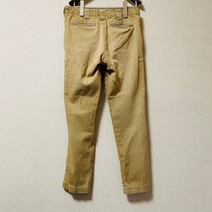 【メンズ・日本製】綿100% 綿パン　長ズボン　10分丈　チノパン　Lサイズの画像