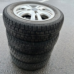 軽自動車 アルミホイール 4穴PCD100 155/65R13 スタッドレスの画像