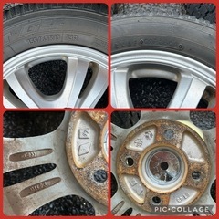 軽自動車 アルミホイール 4穴PCD100 155/65R13 スタッドレスの画像