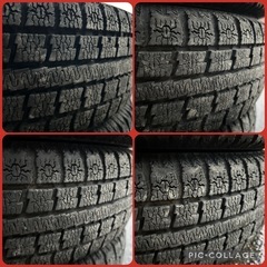 軽自動車 アルミホイール 4穴PCD100 155/65R13 スタッドレスの画像