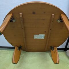 美品 ニトリ 丸机の画像