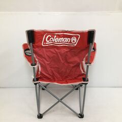 Coleman/コールマン アームチェアIII レッド ケース付 キャンプ アウトドア 25k菊DOの画像